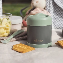 Термос Beaba Thermo-Portion Sage Green 300 мл 4м+ купить в Кишиневе. Фото 7