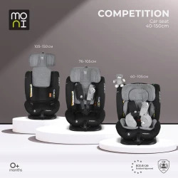 Автокресло 40-150 см (i-Size) Moni Competition Space Grey купить в Кишиневе. Фото 2