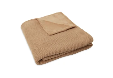 Păturică Jollein Basic Knit Biscuit/Fleece, 100x150 cm cumpăra în Chișinau. Foto 3