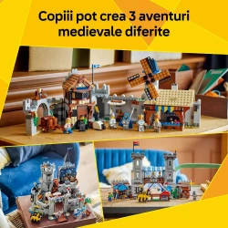 Set construcție Lego Creator Medieval Horse Knight Castle, 1371 elemente cumpăra în Chișinau. Foto 5