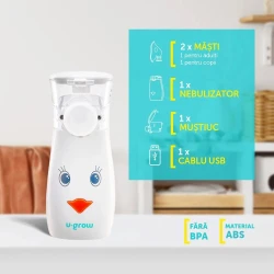 Ингалятор портативный с ультразвуковом U-Grow купить в Кишиневе. Фото 2