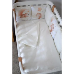 Lenjerie de patut Veres Teddy Beige (6 piese), 120x60 cm cumpăra în Chișinau. Foto 2