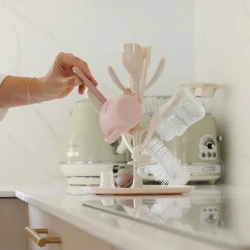 Uscător pentru biberoane BabyOno Tulip Beige cumpăra în Chișinau. Foto 4