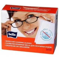Салфетки влажные для чистки очков Bella, 10 шт. купить в Кишиневе. Фото 1