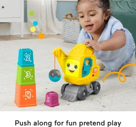 Интерактивная игрушка Fisher Price Count & Stack Crane купить в Кишиневе. Фото 4