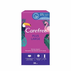Absorbante Carefree Large Plus, 36 buc. cumpăra în Chișinau. Foto 1