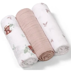 Pelinci din bumbac BabyOno Extra Soft Beige (70x70 cm), 3 buc. cumpăra în Chișinau. Foto 1