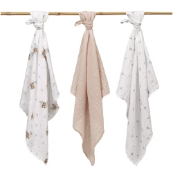 Pelinci din bumbac BabyOno Extra Soft Beige (70x70 cm), 3 buc. cumpăra în Chișinau. Foto 3