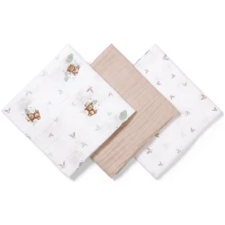 Pelinci din bumbac BabyOno Extra Soft Beige (70x70 cm), 3 buc. cumpăra în Chișinau. Foto 2