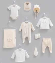 Комплект из 10 штук Caramell Teddy Bear Beige & Ivory (0М) купить в Кишиневе. Фото 1