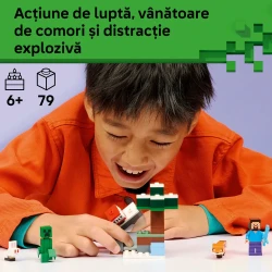 Конструкторы Lego Minecraft Steve's Taiga Adventure, 79 элементов купить в Кишиневе. Фото 4
