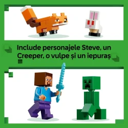 Конструкторы Lego Minecraft Steve's Taiga Adventure, 79 элементов купить в Кишиневе. Фото 7