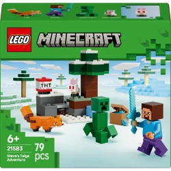 Конструкторы Lego Minecraft Steve's Taiga Adventure, 79 элементов купить в Кишиневе. Фото 1