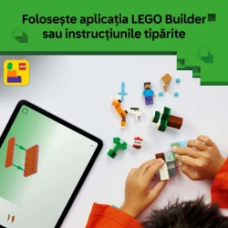 Конструкторы Lego Minecraft Steve's Taiga Adventure, 79 элементов купить в Кишиневе. Фото 8