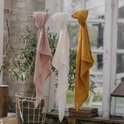 Пледик Bibs Swaddle Petrol, 120x120 см купить в Кишиневе. Фото 2