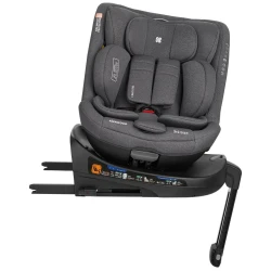 Scaun auto 40-150 cm (i-Size) Isofix KikkaBoo i-Secure Dark Grey, rotativ 360 cumpăra în Chișinau. Foto 9