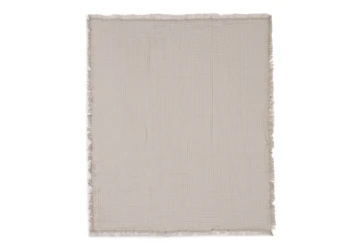 Păturică Jollein Fringe Olive Green & Ivory GOTS, 75x100 cm cumpăra în Chișinau. Foto 2