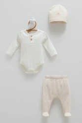 Set din 3 piese Caramell All Time Boy Beige (3-6L) cumpăra în Chișinau. Foto 1