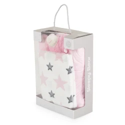 Păturică cu pernă Moni Sleepy Bear Pink, 90x75 cm cumpăra în Chișinau. Foto 4
