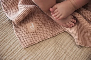 Пледик Jollein Basic Knit Wild Rose, 100x150 см купить в Кишиневе. Фото 6