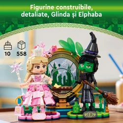 Set construcție Lego Wicked Elhaba & Glinda Figures, 558 elemente cumpăra în Chișinau. Foto 6