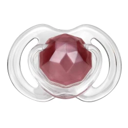 Пустышка круглая силиконовая Nuby Tritan Little Gems 0-6 мес купить в Кишиневе. Фото 4