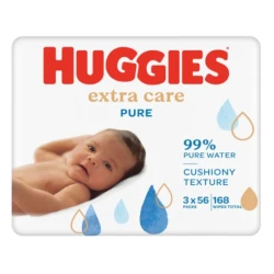 Servetele umede Huggies Pure Extra Care, 168 buc. cumpăra în Chișinau. Foto 1