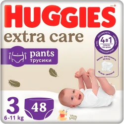 Scutece-chiloței Huggies Extra Care 3 (6-11 kg), 48 buc. cumpăra în Chișinau. Foto 1