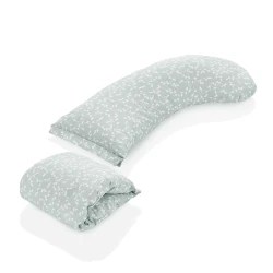 Подушка для кормления BabyJem Многофункциональная с поддержкой головы Мятный, 25x79 см купить в Кишиневе. Фото 2