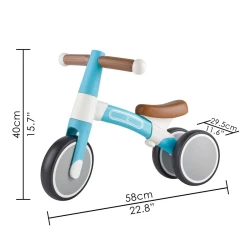 Bicicleta fără pedale Hape First Ride Balance Light Blue cumpăra în Chișinau. Foto 5