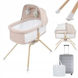 Кроватка Co-sleeper 3 в 1 Lionelo Malin Evo Beige Natural купить в Кишиневе. Фото 3