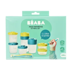Set 12 recipiente ermetice și 2 lingurite Beaba Blue cumpăra în Chișinau. Foto 5