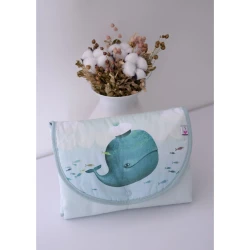 Lenjerie de patut Veres Menthol Whale (6 piese), 120x60 cm cumpăra în Chișinau. Foto 3