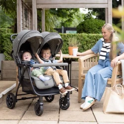 Прогулочная коляска для двойни Joie Estrella Ebony купить в Кишиневе. Фото 10