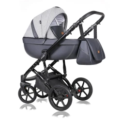 Коляска 2 в 1 Quali Milano M2 Grey/Blue купить в Кишиневе. Фото 2