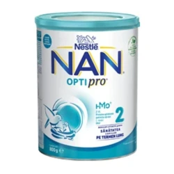 Смесь для новорожденных Nestle NAN 2 OPTIPRO (6-12 мес), 800 г купить в Кишиневе. Фото 1