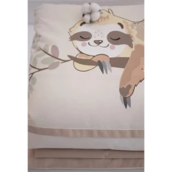Комплект в кроватку Veres Lazy Sloth Beige (3 предметов), 120x60 cм купить в Кишиневе. Фото 4