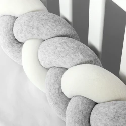 Apărătoare pătuț PernaMea Cosiță Gri (1 piesă), 120x15 cm cumpăra în Chișinau. Foto 3