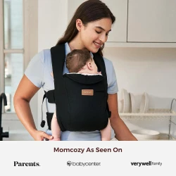 Marsupiu Momcozy WeeSnug Cotton Black cumpăra în Chișinau. Foto 4