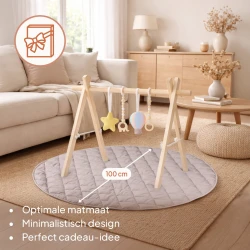 Детский коврик с образовательной аркой Lionelo Anis, 100×100x60 см купить в Кишиневе. Фото 7