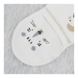 Комбинезон для малыша Minikin Happy Baby, молочный с мордочками, р.62 купить в Кишиневе. Фото 3