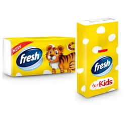 Șervețele uscate Fresh Extra Kids (3 straturi), 6x10 buc. cumpăra în Chișinau. Foto 4