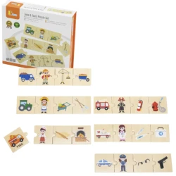 Puzzle Viga Profesii și unelte, 24 elemente cumpăra în Chișinau. Foto 1