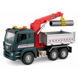 Camion cu macara Wenyi Builder cu fricțiune (lumini/sunete), scara 1:10 cumpăra în Chișinau. Foto 1