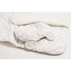 Set paturica de infasat si perna Twins Bear Beige cumpăra în Chișinau. Foto 2