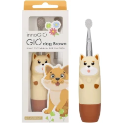 Детская электрическая зубная щётка InnoGIO GIOdog Brown (2-12 лет) купить в Кишиневе. Фото 1