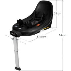 Комплект автолюлька 40-85 см и база Isofix (I-Size) Lionelo Moxie Black Carbon купить в Кишиневе. Фото 9
