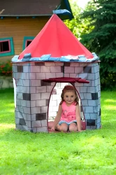 Палатка для детей Baby Mix Замок Grey купить в Кишиневе. Фото 3