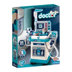 Игровой набор доктора Essa Toys Hello Doctor, медицинский столик на колёсах с аксессуарами купить в Кишиневе. Фото 3