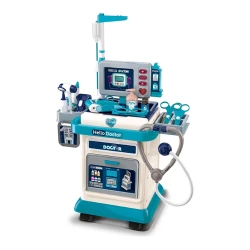 Игровой набор доктора Essa Toys Hello Doctor, медицинский столик на колёсах с аксессуарами купить в Кишиневе. Фото 1